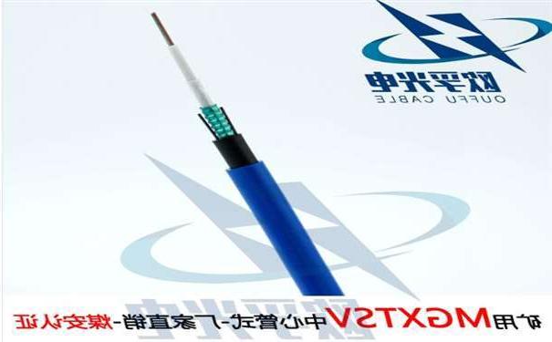 遂宁市欧孚MGXTSV-8B1 矿用单模阻燃光缆G652D纤芯煤安证书